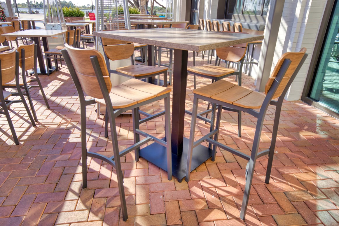 Commercial Outdoor Furniture Restaurant Patio Furniture Tables Chairs Booths