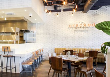 Cracked Uses Industrial Furniture to Enhance Its Décor