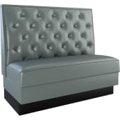 Button Tufted Booths
