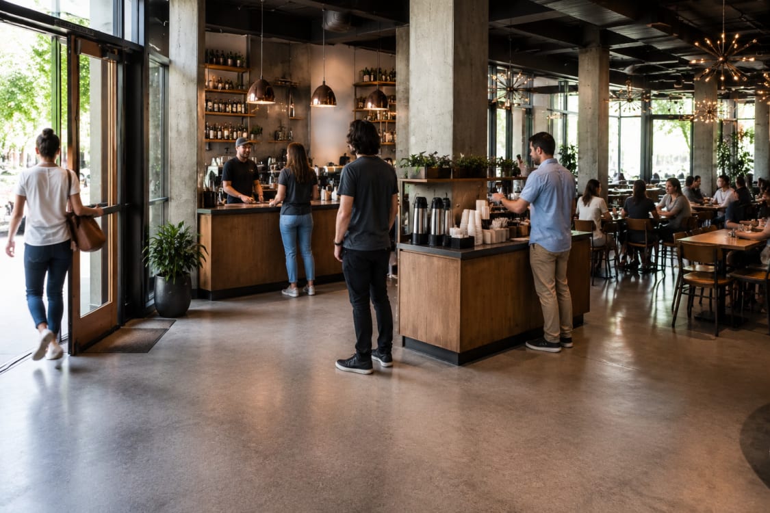 Coffee Shop Customer flow