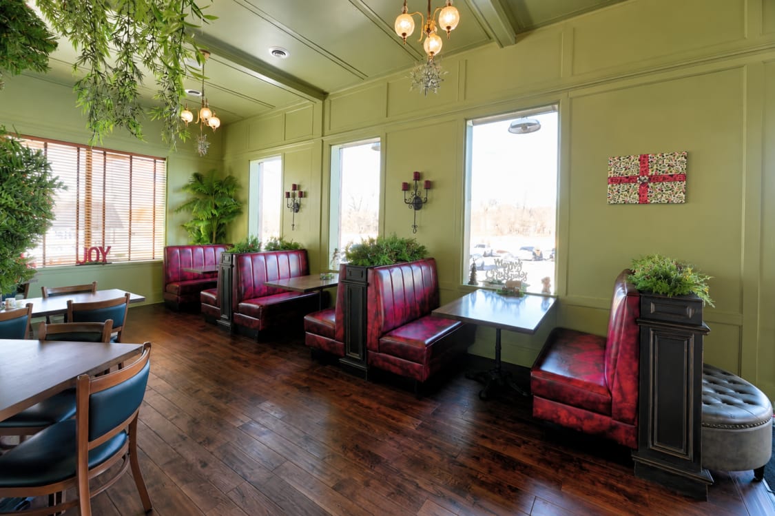 Rivers Edge restaurant installation