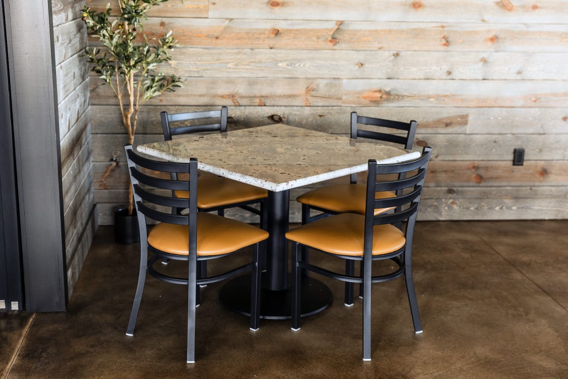restaurant seating