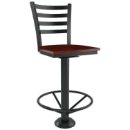 Metal Bar Stools For Restaurants With Backs Swivel Option