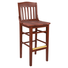 Premium US Made School House Wood Bar Stool