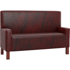 Tavqora Plain Back Lounge Booth with Arms