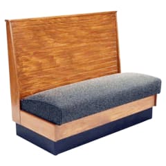 DH Style Wood Booth with Bead Board Back - Single