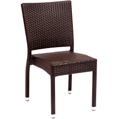 Felix Woven Chocolate Rattan Patio Chair
