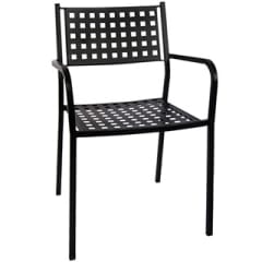 Matrix Back Patio Chair with Armrest 