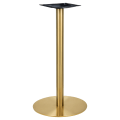 Gold Round Indoor / Outdoor Table Base (Bar Height)