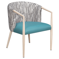 Breniva Curved-Back Armchair