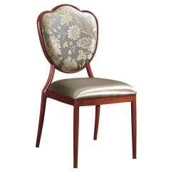 Tulip Upholstered Aluminum Dining Chair