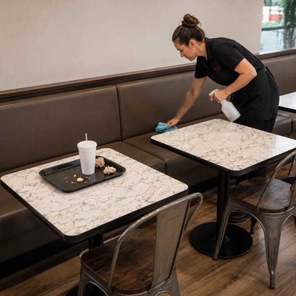 Cleaning booths