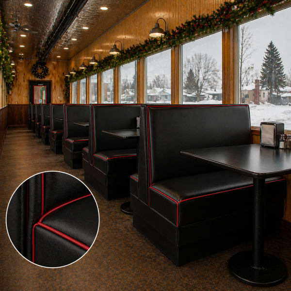 restaurant booths shapes