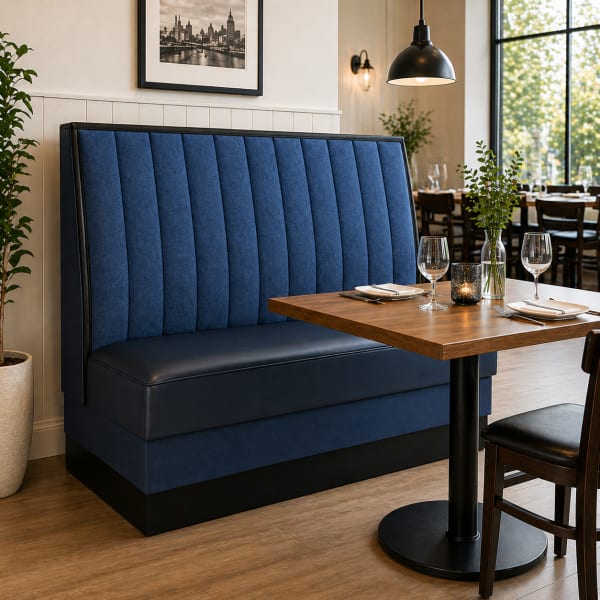 channel back restaurant booth