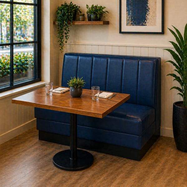restaurant single booth
