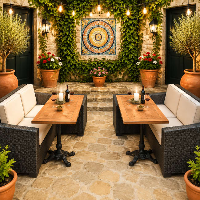 Shelby booth Italian Patio
