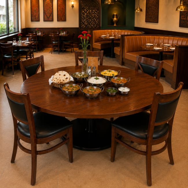 60 inch round restaurant table