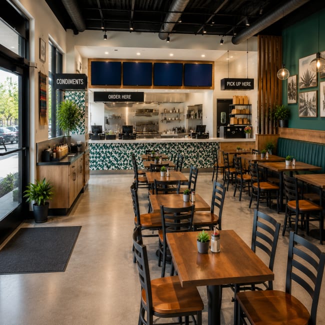 Taqueria layout