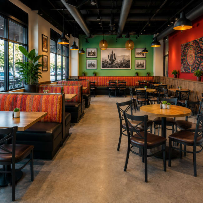 Fast casual Mexican restaurant design