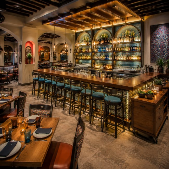 Tequila and margarita bar design