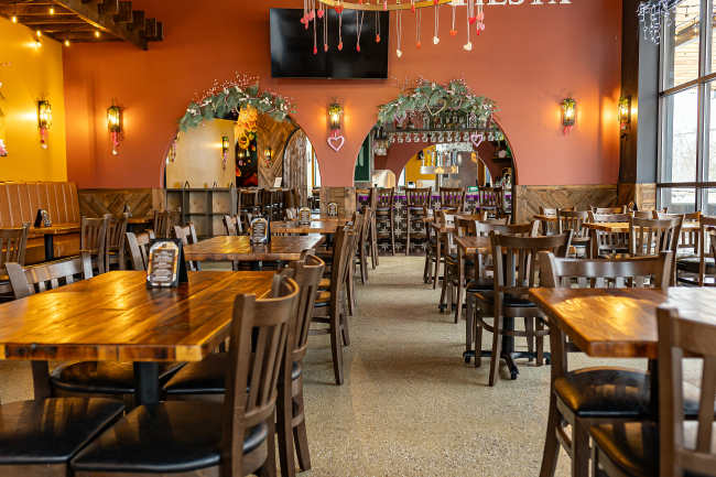 Mexican cantina design installation