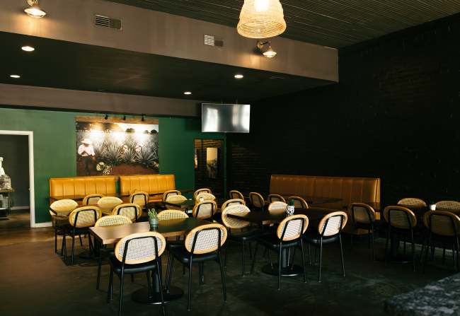 Contemporary Mexican restaurant design installation