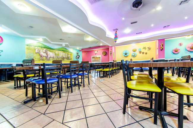 Classic Mexican restaurant design installation