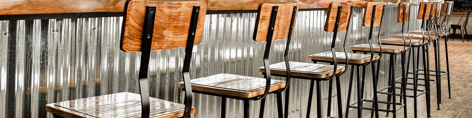 Industrial bar stools
