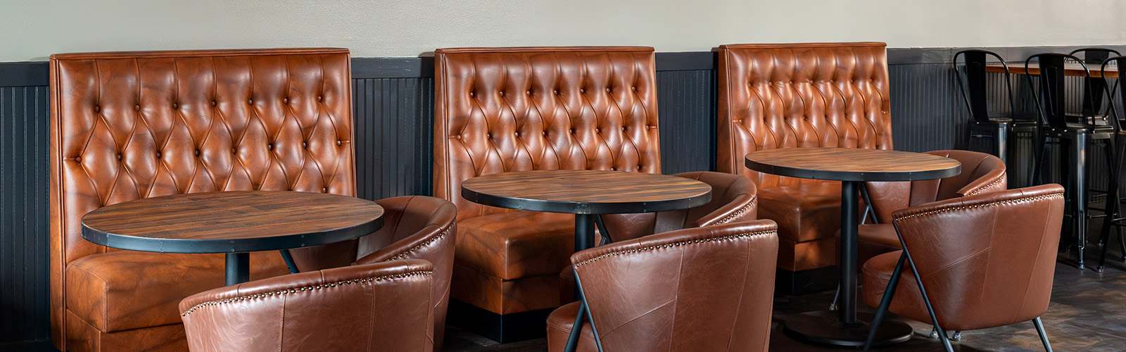 Restaurant diner booths