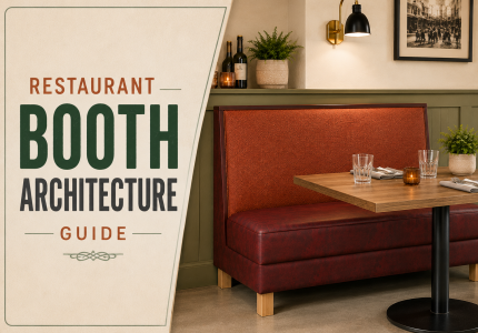 Restaurant Booth Architecture Guide: Layout, Dimensions, and Design for Maximum Efficiency
