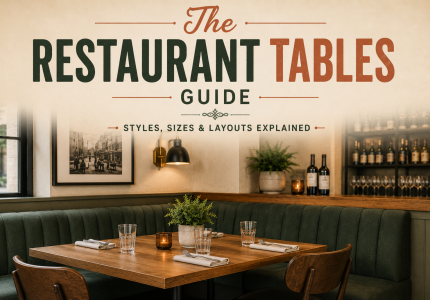 Restaurant Table Tops Materials Guide: How to Choose the Best Option