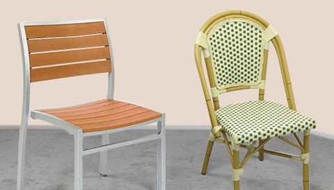 outdoor restaurant chairs