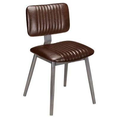 Ethan clear coat metal chair