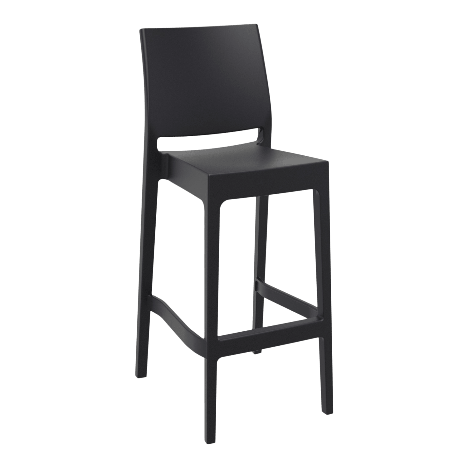 Kyra Commercial Outdoor Resin Bar Stool