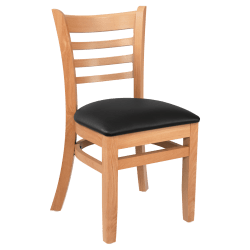 Premium US Made Ladder Back Wood Restaurant Chair