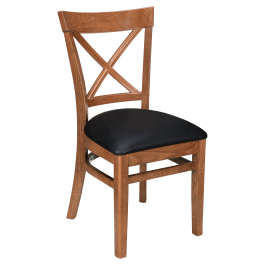 Premium Cross Back Wood Chair