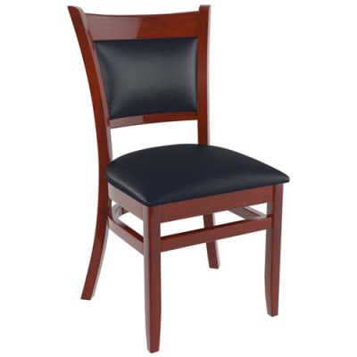 Premium Padded Back Wood Chair