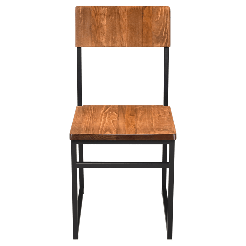 Indy Metal Chair with Wood Back