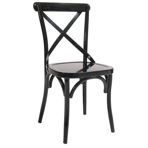 Classic X Back Metal Restaurant Chair
