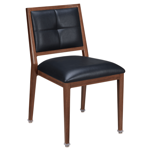 Quickship Milano Modern Aluminum Stack Chair