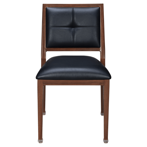 Quickship Milano Modern Aluminum Stack Chair