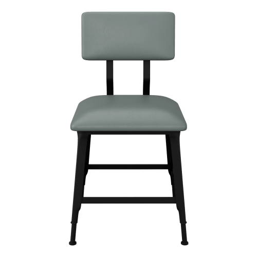 Massello Industrial Style Chair with Padded Back