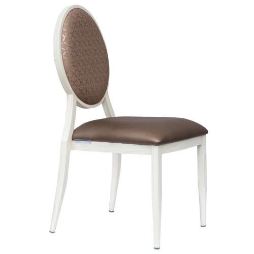 Deco Lotus Back Aluminum Chair