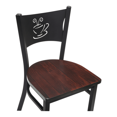 Metal Coffee Cup Restaurant Chair