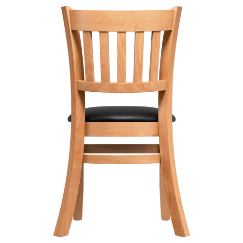 Premium US Made Vertical Slat Wood Restaurant Chair