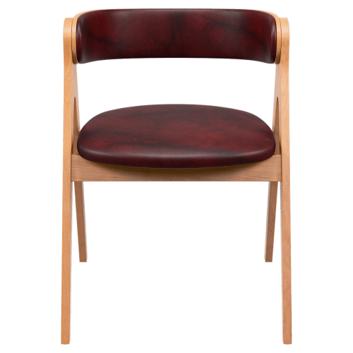Strand Wood Chair with Padded Back