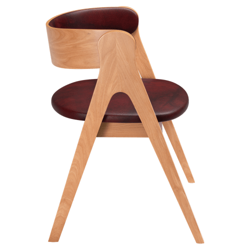 Strand Wood Chair with Padded Back