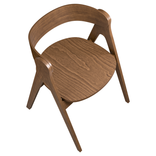 Strand Wood Chair with Wood Back