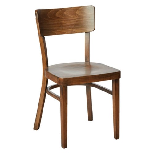Xander Wood Curved Back Chair