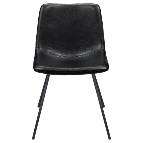 Luna Metal Chair with Black Finish